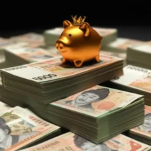 2025년-상반기-연봉-킹을-상징하는-왕관을-쓴-황금-돼지-저금통과-한국-지폐-더미.-고액-보수-순위-및-기업-임원-급여-공개를-나타내는-이미지.