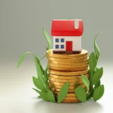 안정적으로-쌓인-금화-위에-작은-중소기업-공장-건물이-올라서-있고,-주변에-푸른-새싹이-돋아나는-모습의-3D-이미지.-중소기업-정책자금과-신용보증기금-사업자대출을-통한-사업-성장을-상징합니다.