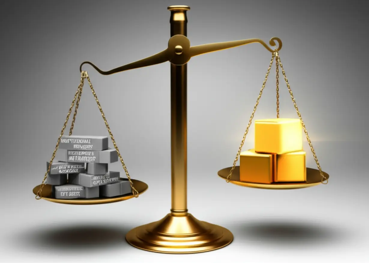 에스엔시스-공모주-수요예측-결과를-상징하는-균형-잡힌-저울-이미지.-기관투자자들의-높은-관심과-공모가-확정의-의미를-시각적으로-보여줍니다.