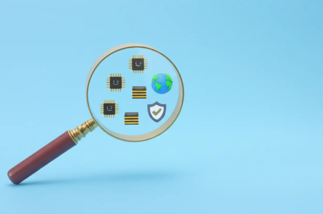 삼성전자-투자-시-주의-깊게-살펴봐야-할-주요-요소들을-나타내는-귀여운-돋보기와-아이콘-이미지.