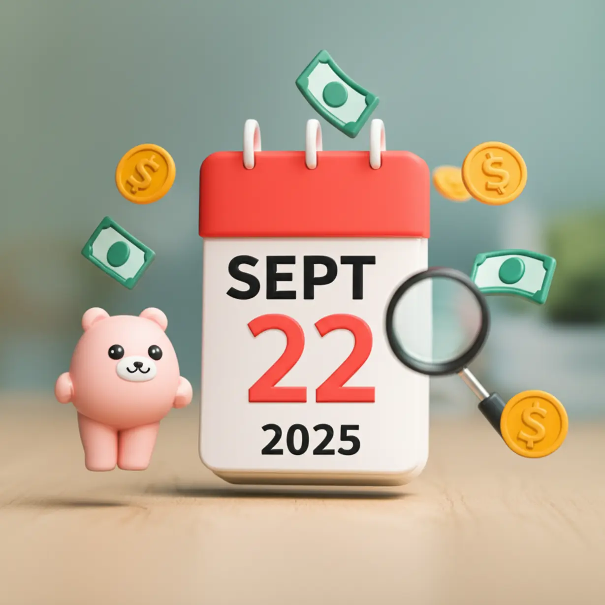 2차-민생지원금-신청-시작일인-2025년-9월-22일이-표시된-달력과-지원금을-상징하는-돈-아이콘이-어우러져,-신청-기간과-지급-계획을-쉽게-이해할-수-있도록-돕는-이미지입니다.