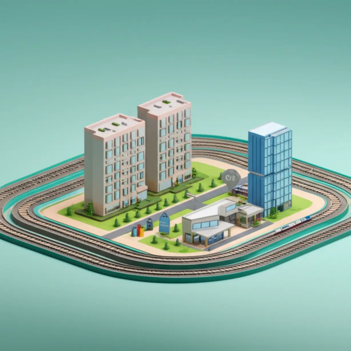 동탄2-C14블록-LH-공공임대-단지-주변-교통망-지도