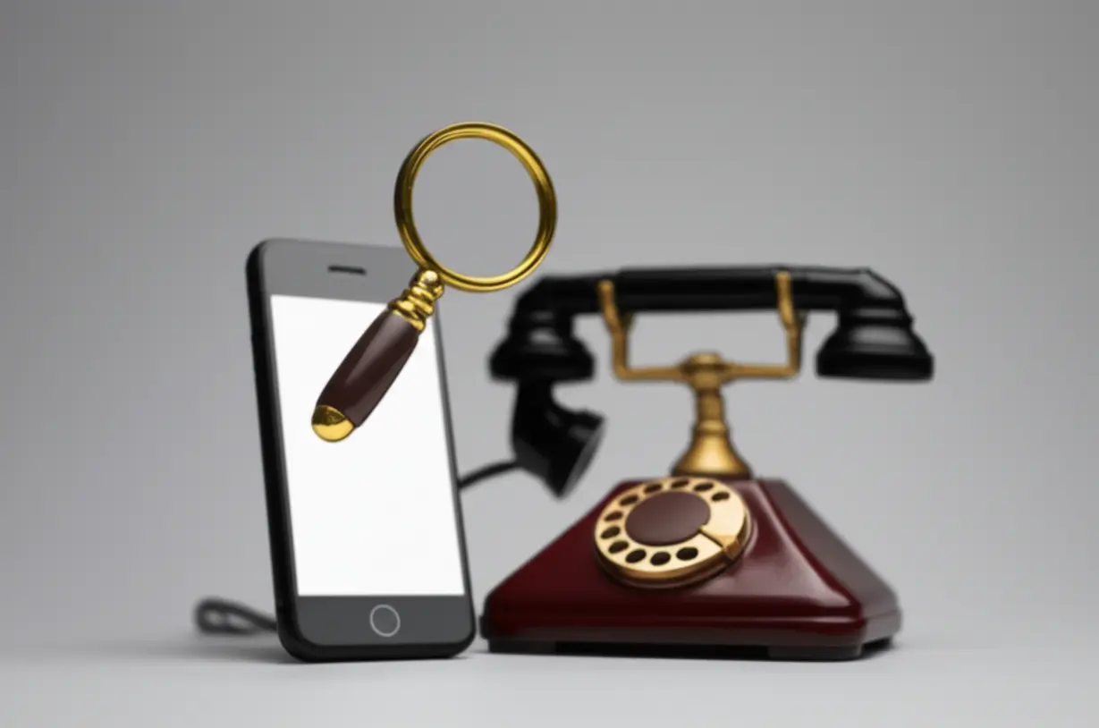 근로장려금-심사-결과를-확인할-수-있는-돋보기,-스마트폰,-전화기-이미지