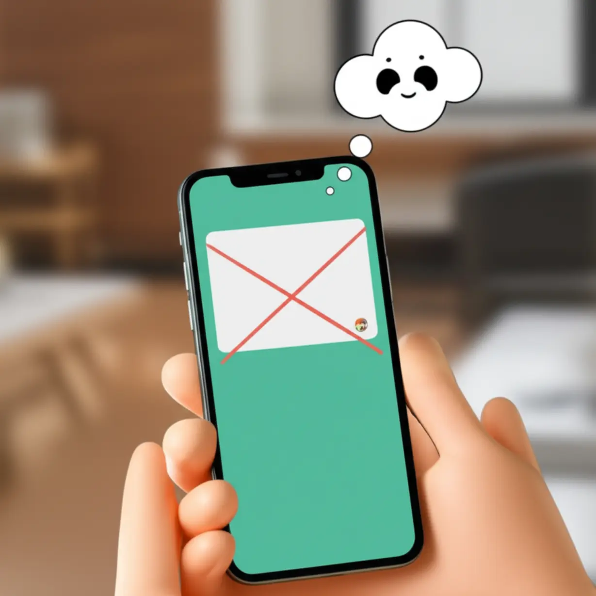 스마트폰-화면-위로-