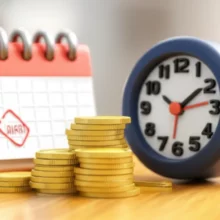 돈-시계-달력-초과근무-수당-계산법-이미지-(돈이-쌓여있고-시계와-달력이-함께-보이는,-정당한-노동의-대가를-상징하는-귀여운-3D-일러스트입니다.-휴일수당,-연장근로수당,-야간근무수당-계산에-대한-정보를-담고-있습니다.)