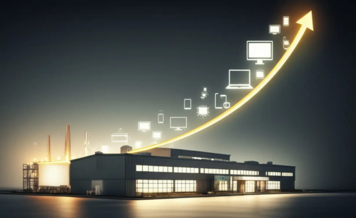 삼성전자-파운드리-사업의-회복과-고객-다변화를-상징하는-귀여운-주식-그래프와-공장-이미지.