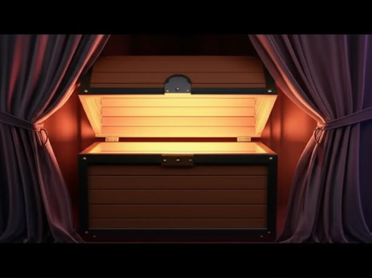 벨벳-커튼-뒤에-살짝-열린-보물상자-이미지.-소수의-고액-자산가만-아는-사모펀드의-비공개-투자를-상징합니다.