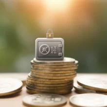 예금자보호-1억-원을-상징하는-안전한-금고와-한국-원화-지폐,-동전이-쌓여있는-모습,-저축은행-고금리-예금의-안정성을-보여줍니다.