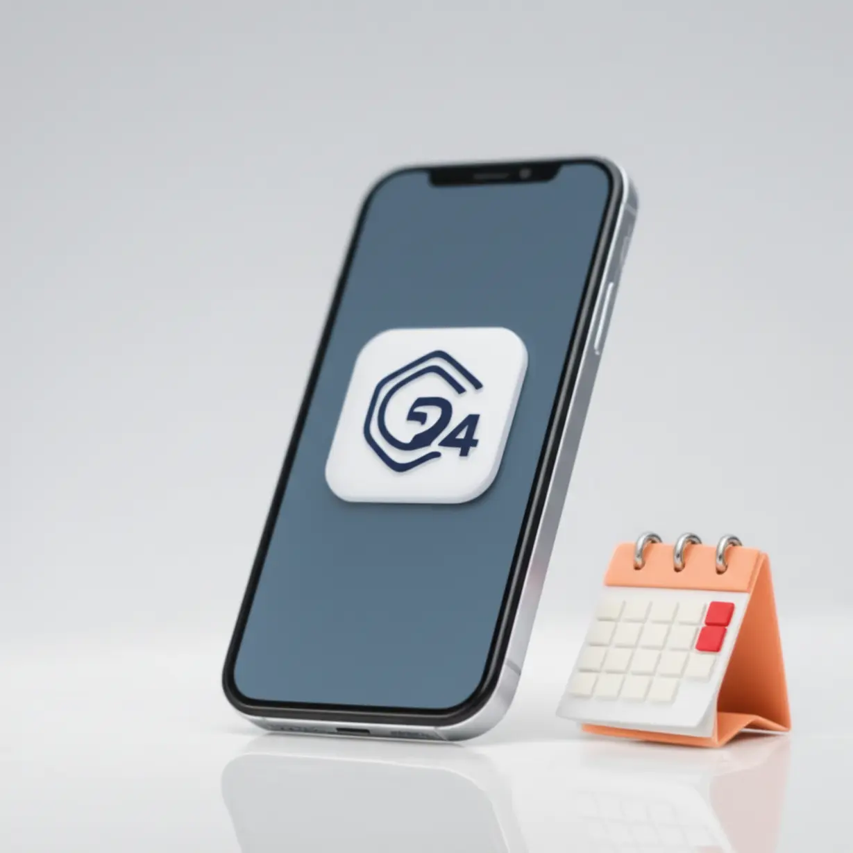 정부24-앱이-켜진-스마트폰과-달력-아이콘-3D-이미지로,-사실조사-참여-기간을-안내합니다.