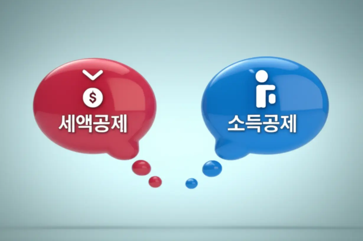 연말정산-월세-세액공제와-소득공제-두-가지-혜택을-비교하여-보여주는-이미지입니다.-어떤-방식이-유리한지-선택하는-데-도움이-됩니다.