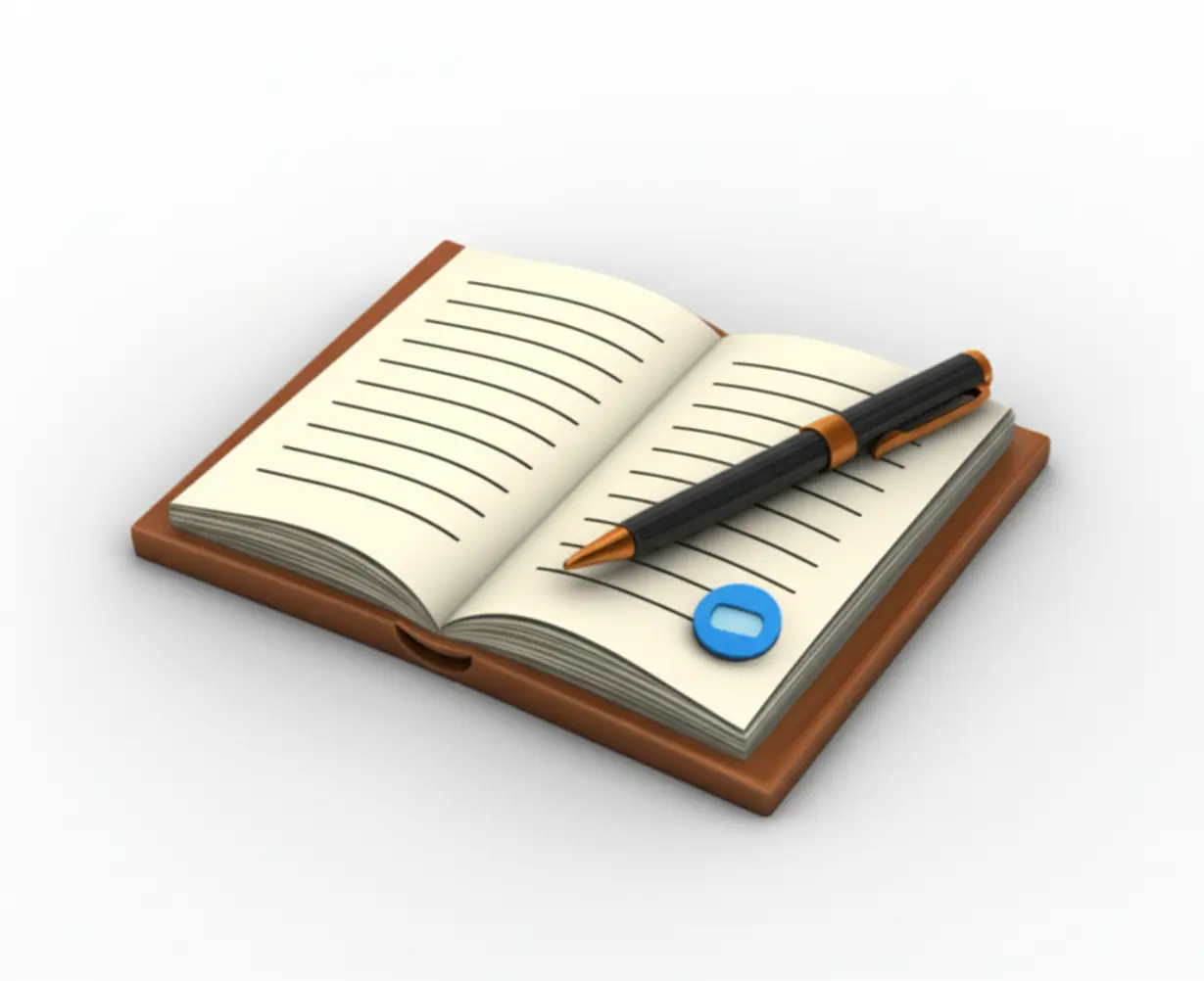 내용증명의-정의를-나타내는-열린-책과-펜,-약속을-기록하는-이미지를-통해-문서의-중요성-강조