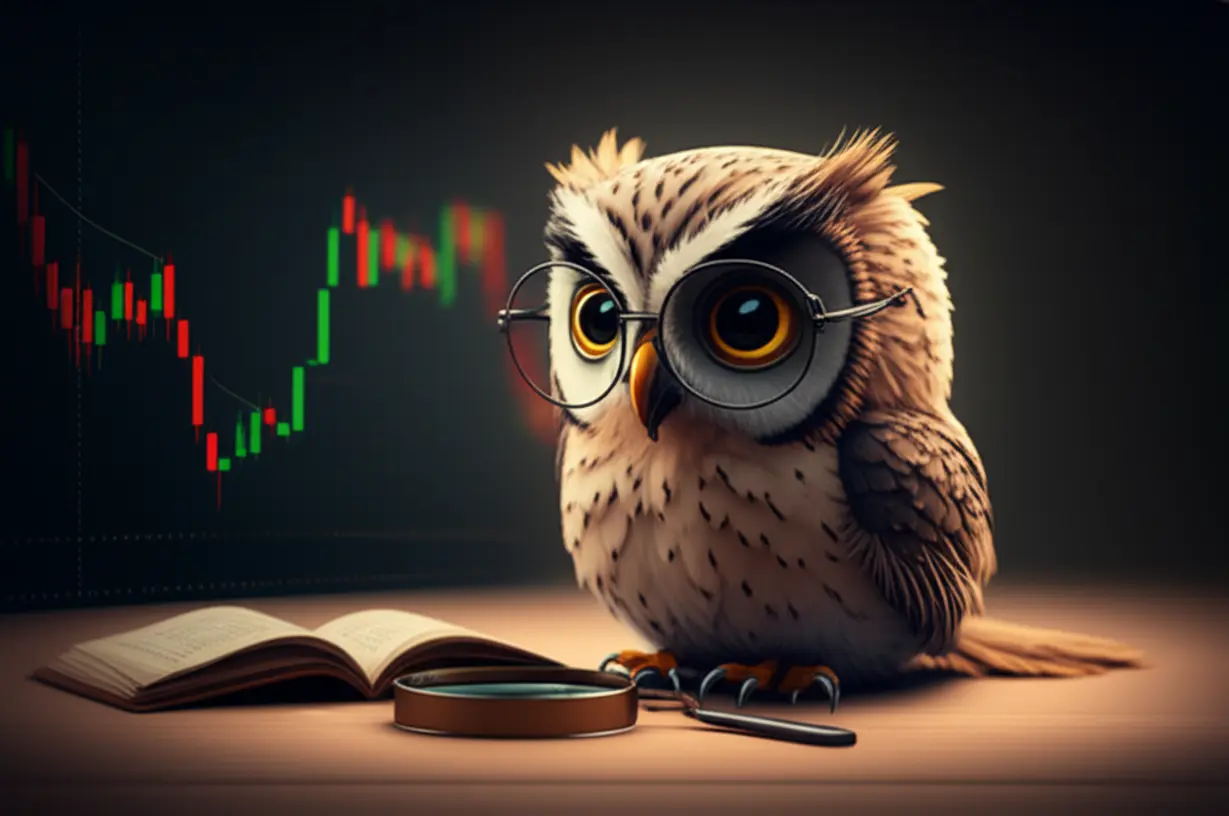 현명한-주식-투자-전략을-상징하는-귀여운-3D-올빼미-이미지.-안경을-쓴-올빼미가-주식-차트를-보며-투자자에게-조언하는-듯한-모습입니다.
