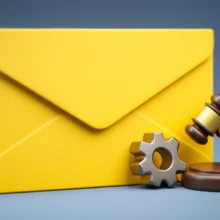 노란봉투법의-의미를-귀엽게-표현한-3D-이미지.-노란색-봉투와-작은-법봉,-톱니바퀴가-노동과-산업의-균형을-상징합니다.