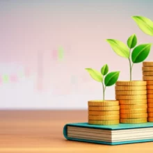 청년내일저축계좌를-통해-청년들이-목돈을-모아-자산을-불려나가는-모습을-귀여운-3D-동전과-지폐,-새싹으로-표현한-이미지입니다.-재테크와-자산-형성을-상징합니다.