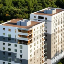 이천-신안인스빌-아파트-단지-전경,-최신-분양-아파트의-모습을-귀엽고-사실적으로-표현한-3D-이미지,-쾌적한-주거-환경.