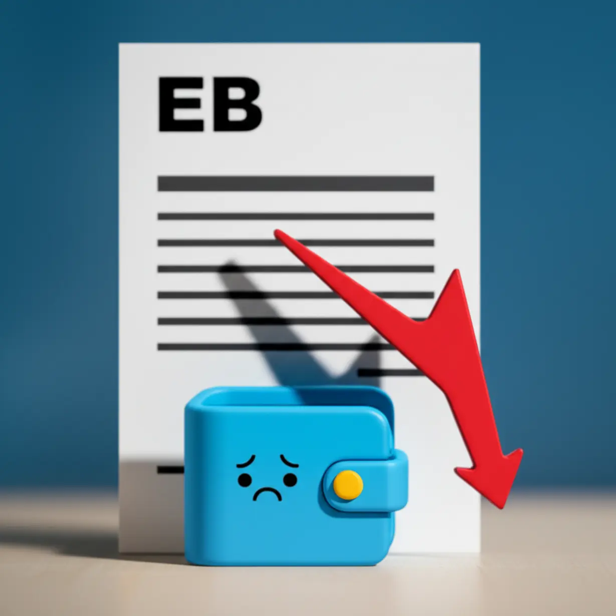 카카오페이-주가-하락의-원인인-알리페이의-교환사채(EB)-발행-부담을-귀엽게-표현한-3D-이미지.