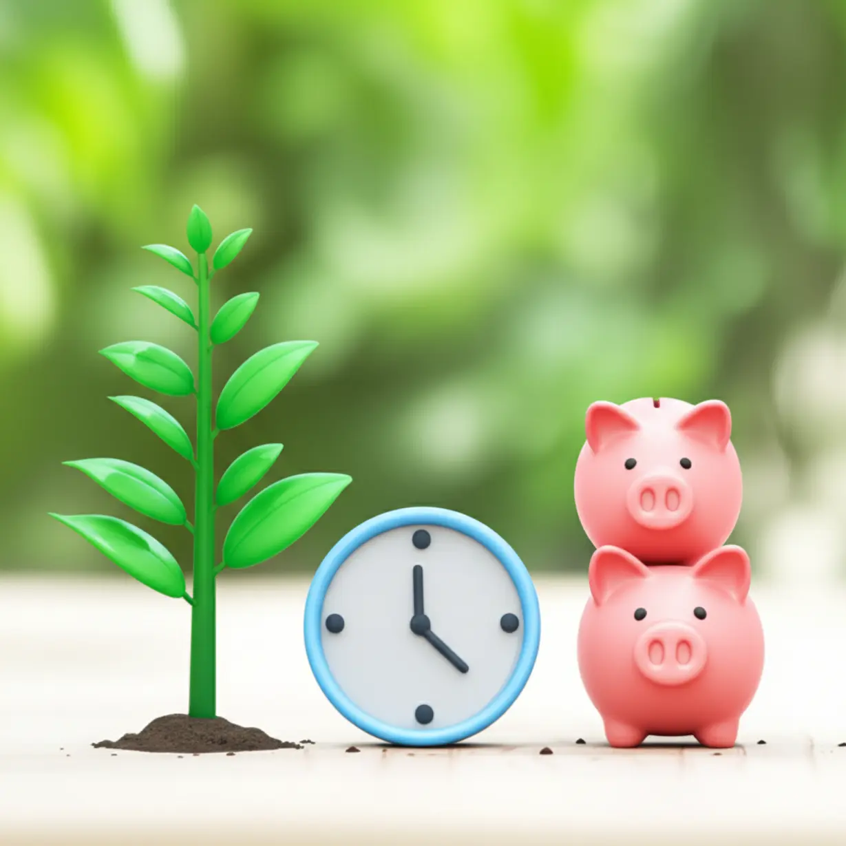 새로운-연차-제도의-세-가지-주요-변화를-보여주는-귀여운-3D-아이콘들.-6개월-15일-연차,-3년-저축,-시간-단위-사용을-상징합니다.