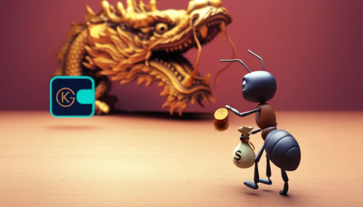 앤트그룹,-마윈-회장,-시진핑-주석-등-중국-정부-상황이-알리페이의-카카오페이-주식-처분에-미친-영향을-귀엽게-표현한-3D-이미지.