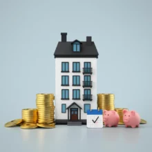 아파트-장기수선충당금-개념을-보여주는-귀여운-3D-이미지.-아파트-건물-주변에-쌓여있는-동전들과-작은-저금통,-그리고-일정을-표시하는-달력이-함께-있어,-장기적인-관리비-적립과-재산-보호를-연상시킵니다.