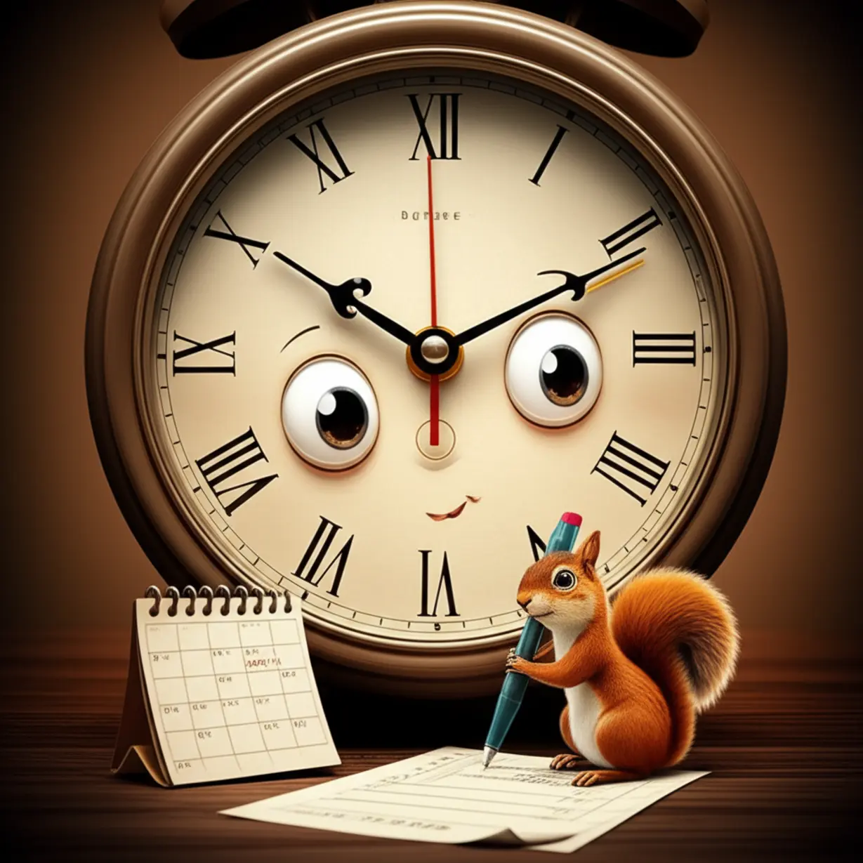 12월-1일이-표시된-귀여운-3D-시계와-서류를-준비하는-다람쥐,-장려금-기한-후-신청-마감일을-강조하는-이미지