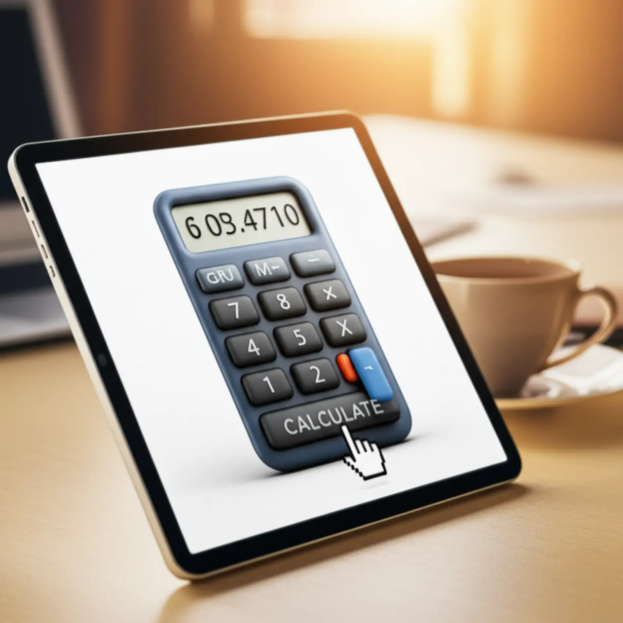 홈택스-퇴직소득세-계산기를-사용하는-모습을-묘사한-3D-태블릿-화면-이미지.-복잡한-세금-계산을-쉽고-편리하게-할-수-있음을-보여줍니다.