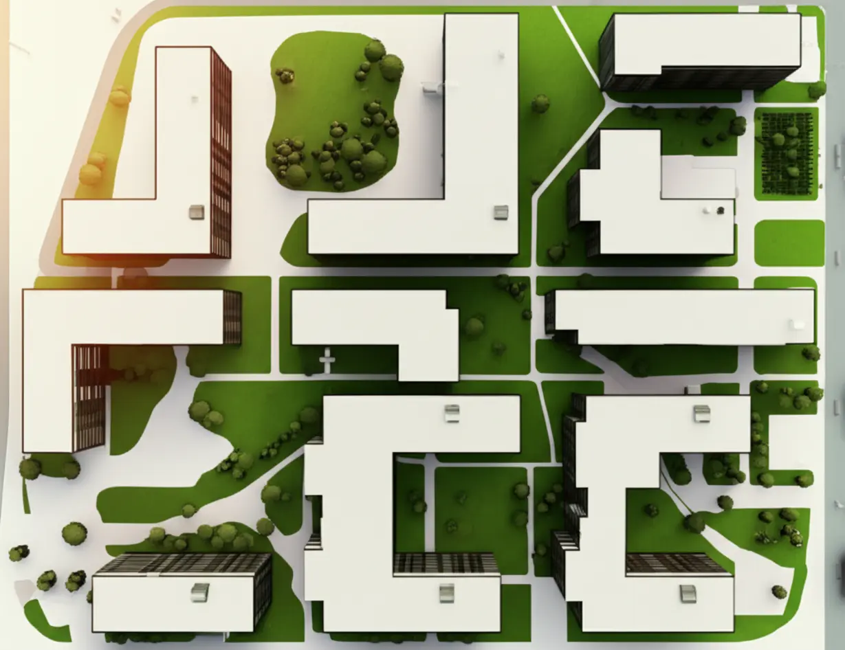 이천-신안인스빌-아파트-단지-배치도,-친절한-사업개요를-보여주는-귀여운-3D-건축-설계-이미지,-이천-분양-정보.