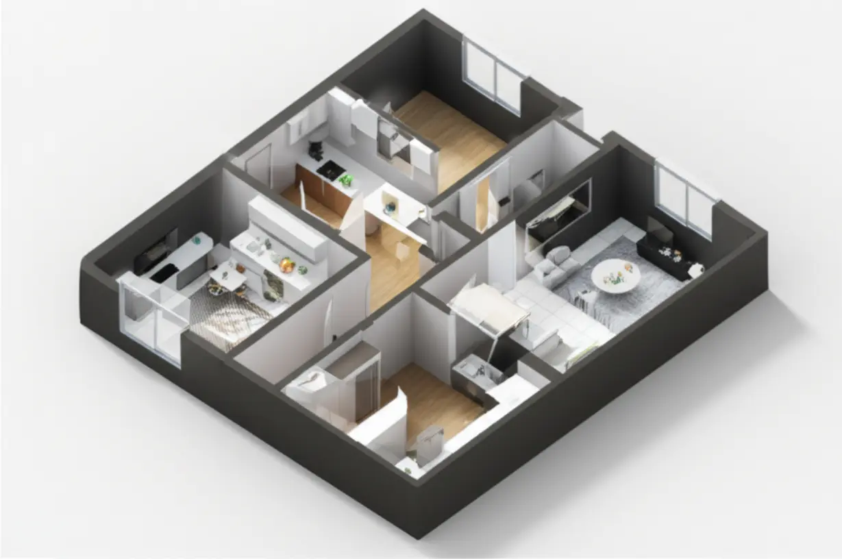 이천-신안인스빌-59㎡-평면도,-생활-공간을-보여주는-귀여운-3D-아파트-내부-디자인,-이천-아파트-설계.