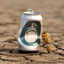 쓸쓸하게-찌그러진-수제맥주-캔이-시든-홉-식물-옆에-앉아있는-귀여운-3D-이미지.-국내-수제맥주-시장의-위기와-몰락을-상징하며,-경제-어려움-속의-수제맥주-산업을-표현합니다.