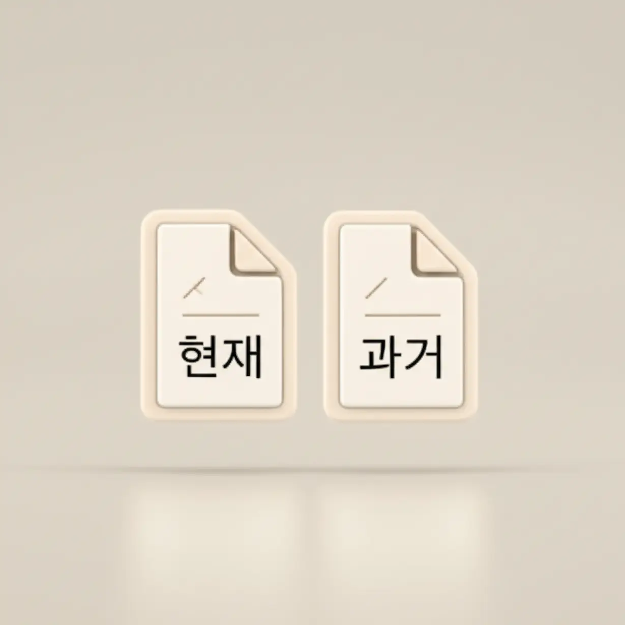 재직증명서-경력증명서-차이를-보여주는-두-종류의-서류-아이콘,-현재와-과거-직장-서류-구별