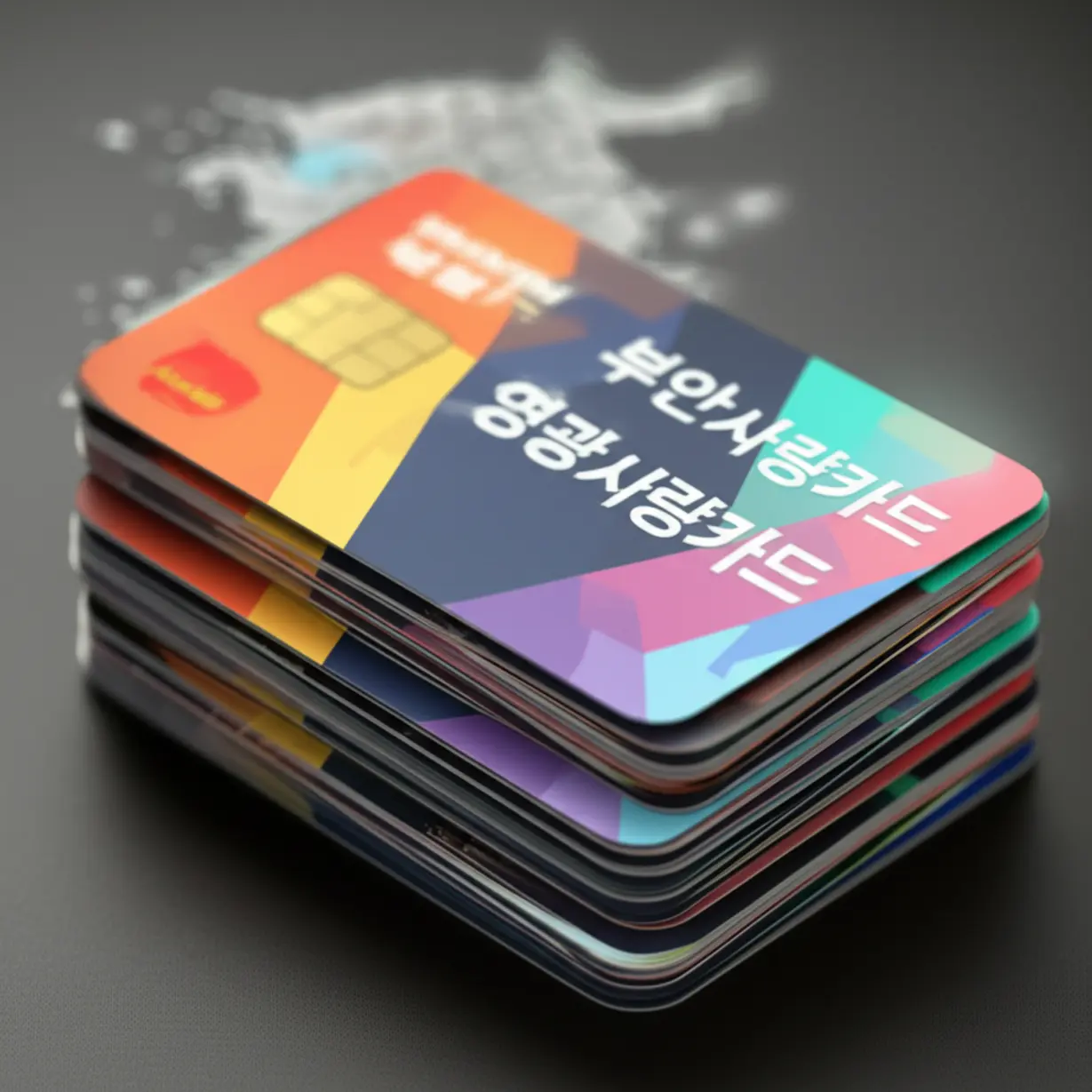 전라남북도-지자체들이-전-군민에게-지급하는-추석지원금을-상징하는-이미지.-부안사랑카드,-영광사랑카드-등-지역-화폐가-풍성하게-놓여있는-모습입니다.