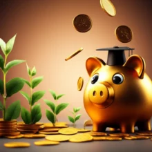 안정된-노후와-기초연금-혜택을-상징하는-귀여운-황금-돼지-저금통과-동전,-새싹-이미지입니다.-어르신-연금.