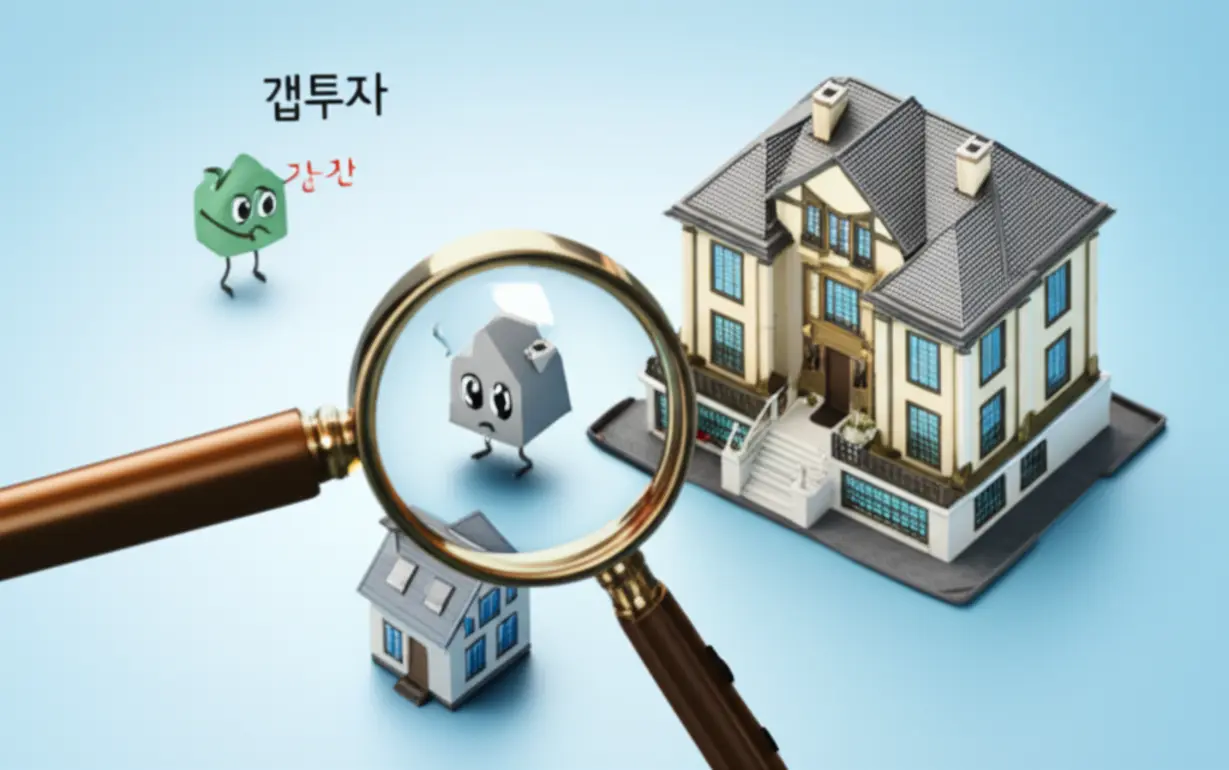 정부-전세-LTV-정책이-갭투기-전세사기-방지-목표와-달리-실제로는-서민-주택-시장에-더-큰-영향을-미침을-보여주는-귀여운-3D-이미지.-고가-주택과-저가-주택의-대조를-통해-정책의-진짜-의미를-탐색합니다.