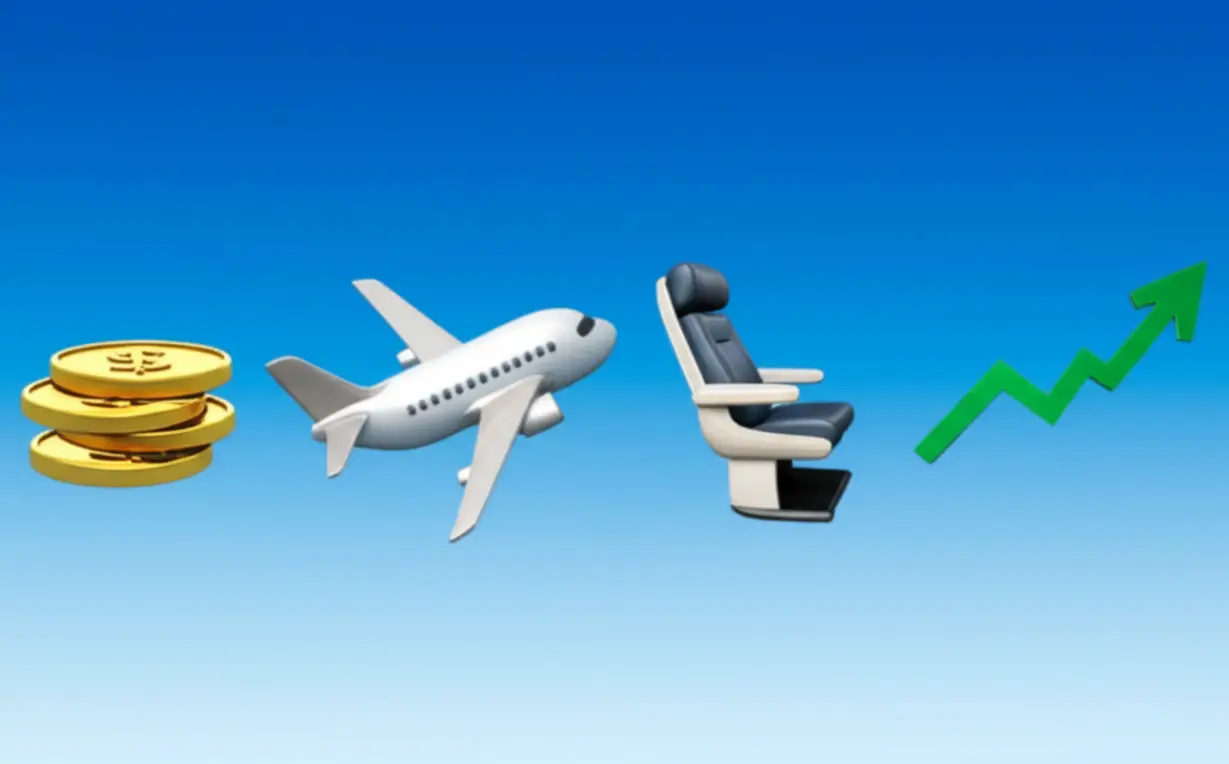 대한항공-주가에-긍정적인-영향을-미치는-저유가,-효율적인-좌석-운영,-독점적-지위를-상징하는-귀여운-비행기-그림