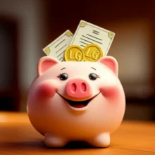 LG-주식-배당금-자사주-소각으로-기뻐하는-투자자를-상징하는-동전과-주식-증서가-가득한-귀여운-돼지-저금통-3D-이미지