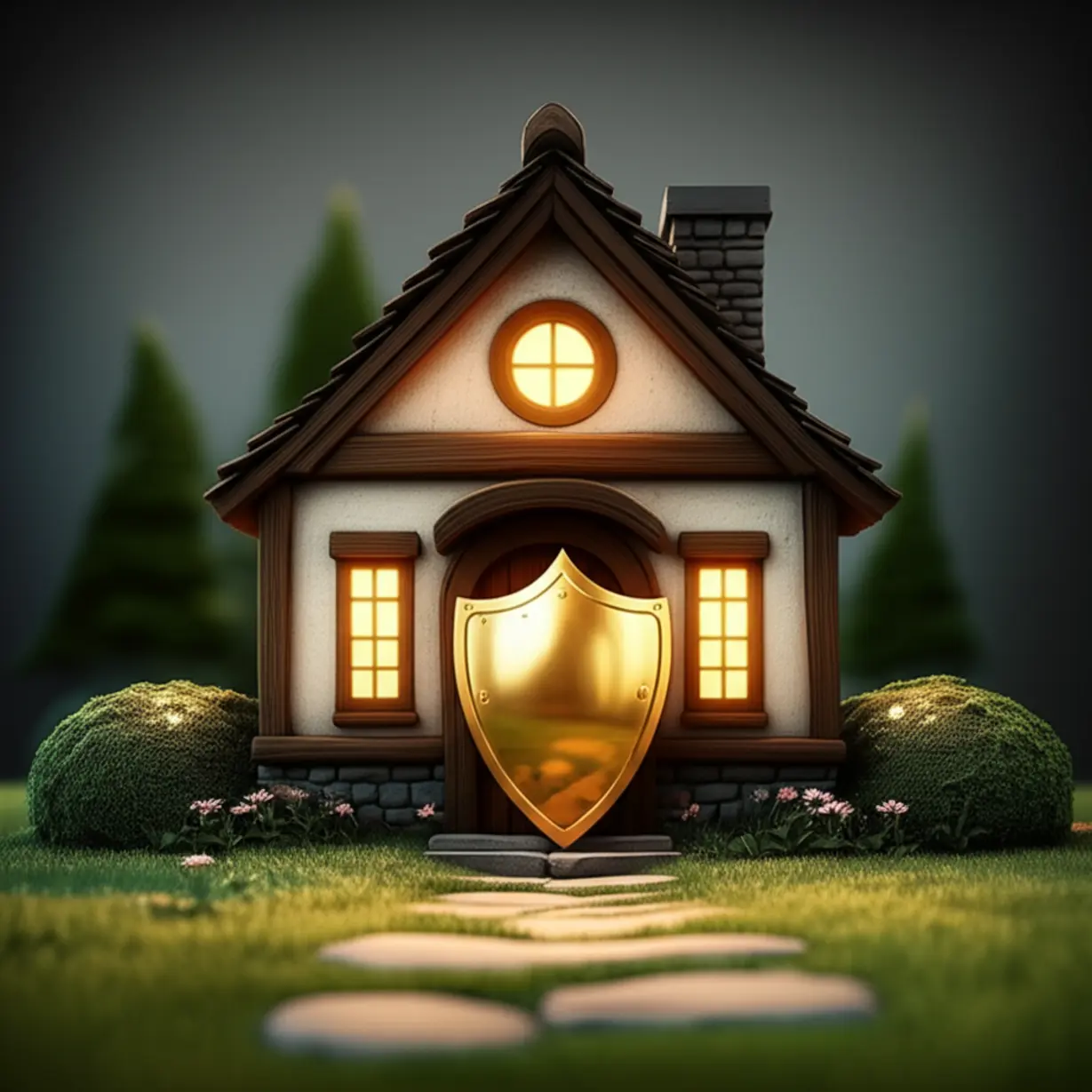 소중한-전셋집을-든든하게-보호하는-방패.-임차인-대항력이-내-보증금을-지켜주는-강력한-힘임을-상징하며,-전세사기-예방에-필수적인-세입자-권리를-나타냅니다.