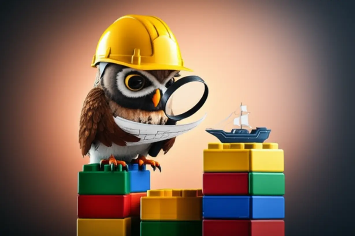 마스가-프로젝트-투자-시-주의-깊게-살펴볼-점을-현명한-부엉이와-청사진으로-표현한-이미지.-장기적인-안목의-중요성을-상징합니다.