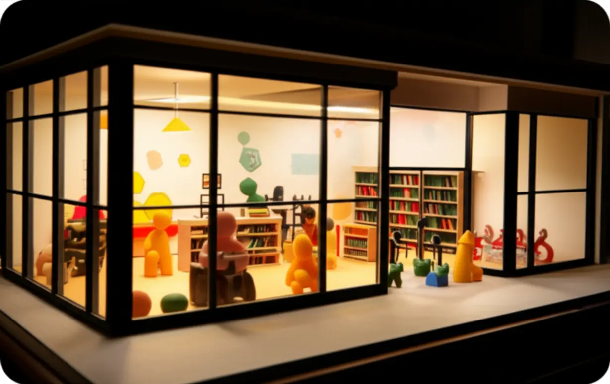 도안-푸르지오-디아델-민간임대-아파트의-다양한-커뮤니티-시설-모형.-건강과-여가를-즐길-수-있는-주민-편의-시설-이미지.