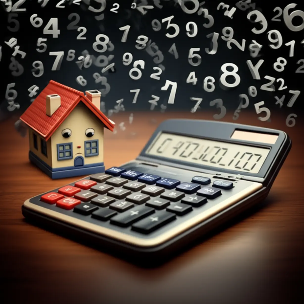 연봉-대비-아파트-가격-배수-계산의-복잡함과-오해를-표현한-귀여운-3D-계산기-이미지.-내집마련-기준을-현명하게-찾는-모습입니다.