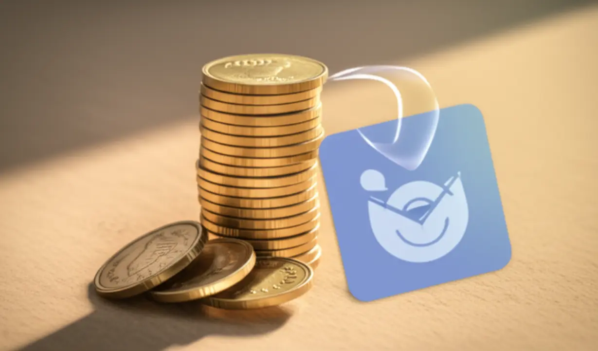 어르신-교통비-환급-금액을-상징하는-동전과-지역화폐-카드,-돈이-돌아오는-화살표-아이콘