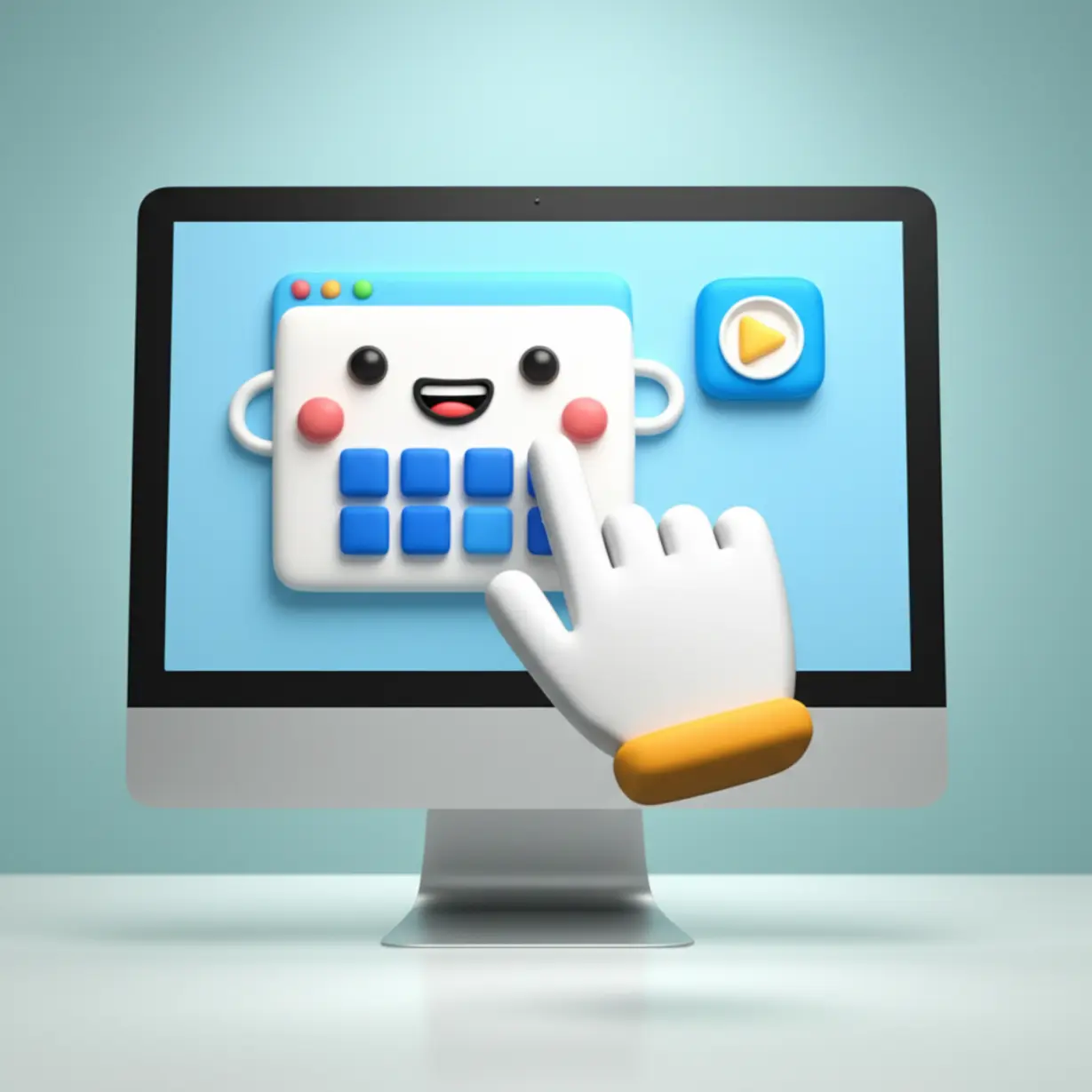 귀여운-손가락이-화면-속-계산기-버튼을-누르는-모습.-통상임금-계산기를-활용하여-쉽고-정확하게-정보를-얻는-것을-상징.