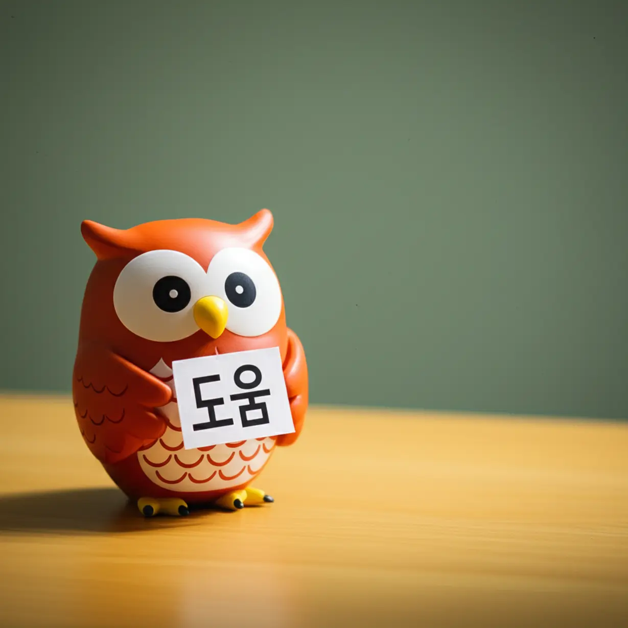 실업자-내일배움카드-지원을-상징하는-올빼미-저금통이-