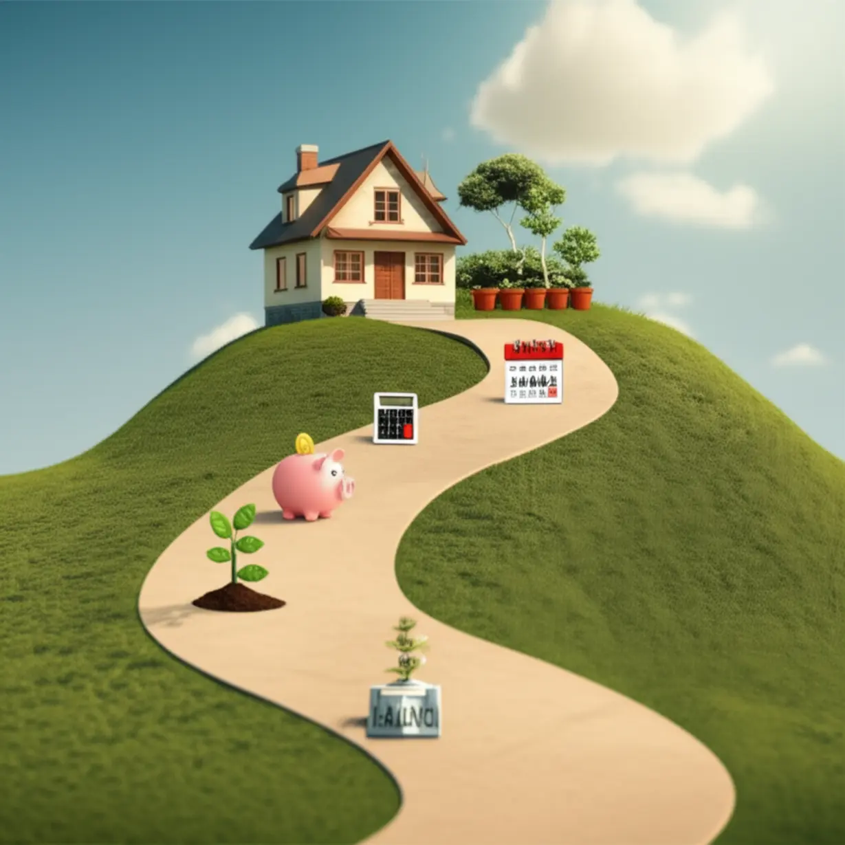 꾸준한-자산-관리와-현명한-재테크-습관을-통해-부자가-되는-길을-보여주는-3D-이미지.-작은-습관들이-쌓여-노후에-풍요로운-삶을-만드는-과정을-나타냅니다.