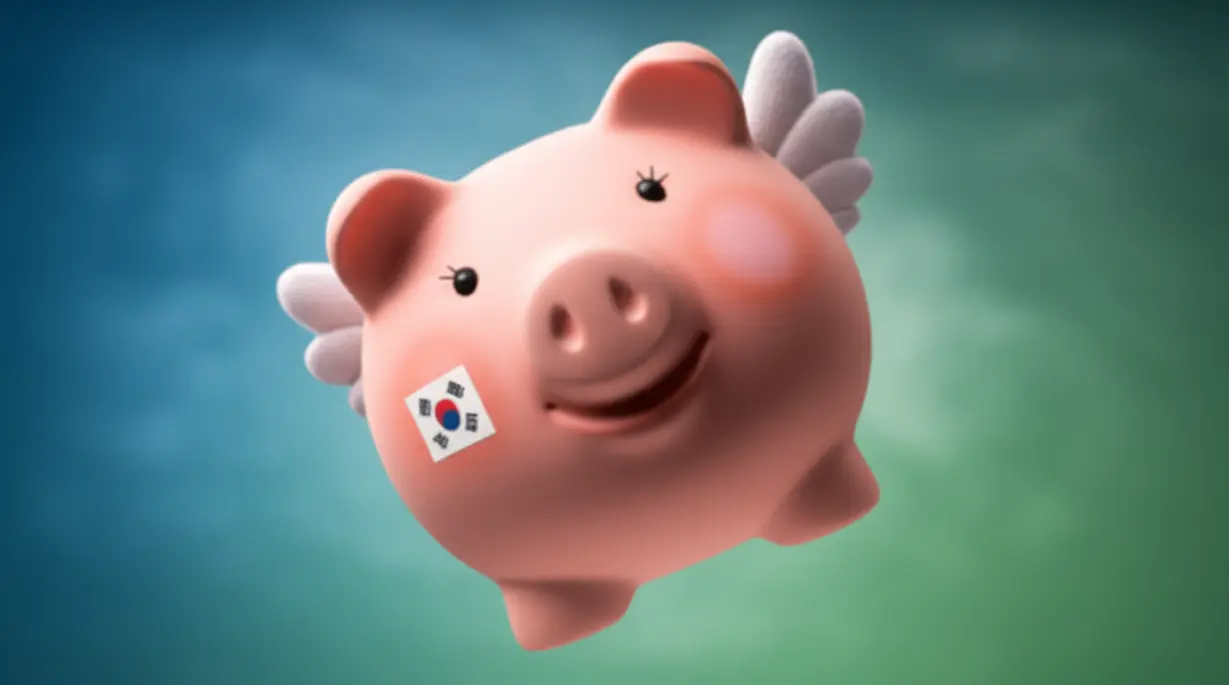 날개-달린-귀여운-돼지-저금통이-하늘을-나는-모습의-3D-이미지,-실업급여-구직급여-재취업-지원