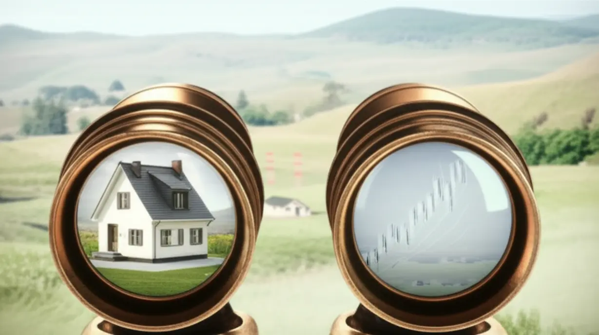 정책-당국자의-실제-투자-방향을-암시하는-귀여운-3D-낡은-망원경-이미지.-부동산과-주식-시장을-다른-시선으로-바라보는-모습을-상징합니다.