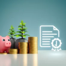 중소기업-정책자금-지원을-상징하는-동전과-돈나무,-신용보증기금-보증서를-나타내는-빛나는-문서가-어우러져-사업-안정과-성장을-보여주는-귀여운-3D-이미지입니다.