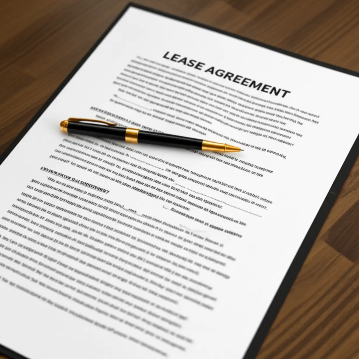 깔끔하게-펼쳐진-임대차-계약서가-놓여있습니다.-계약서에-명시되지-않은-원룸-추가-비용에-대한-세입자의-법적-의무를-설명하는-이미지입니다.