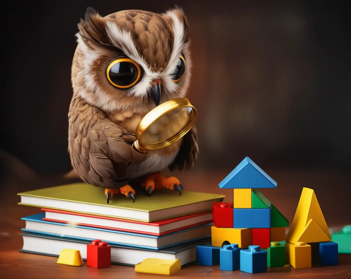 현명한-투자-전략을-상징하는-귀여운-3D-부엉이-캐릭터가-금융-서적-위에서-여러-블록을-살펴보는-이미지입니다.-금호에이치티-투자-시-현명한-선택을-돕는-방법을-제시합니다.