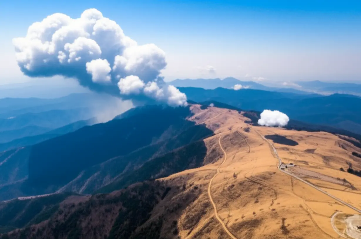 귀여운-3D-일러스트로-표현된-태백산맥이-비구름을-가로막아-강릉-지역에-비가-적게-내리는-