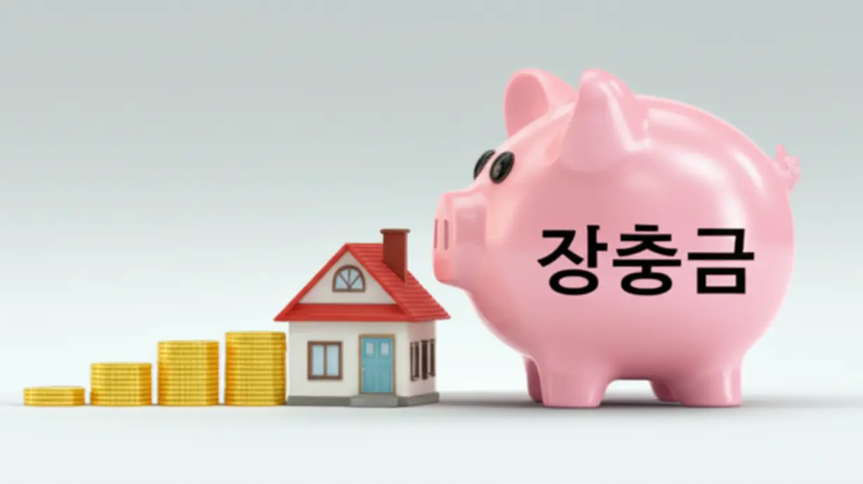 전세-월세-세입자-장기수선충당금-환급-과정을-보여주는-귀여운-3D-이미지.-작은-집-옆에-