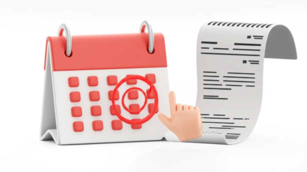 장기수선충당금-환급-요청-증명-팁을-나타내는-귀여운-3D-이미지.-달력에-중요한-날짜가-표시되어-있고,-영수증-같은-서류와-이를-가리키는-손가락이-함께-있습니다.